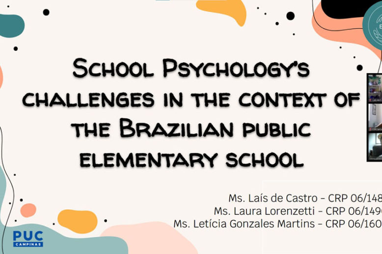 Slide título da apresentação do GEP-inPsi em webinar da ISPA