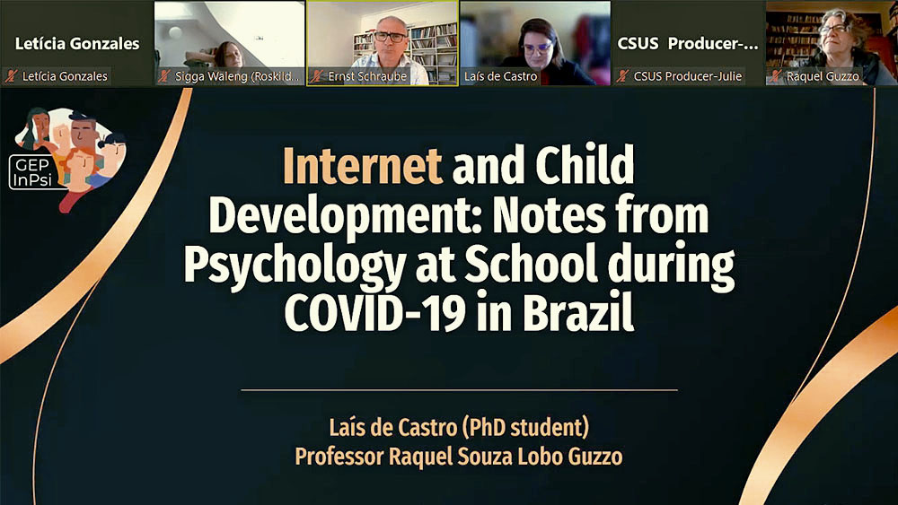 Slide capa da apresentação do GEP-inPsi na conferência da ISTP